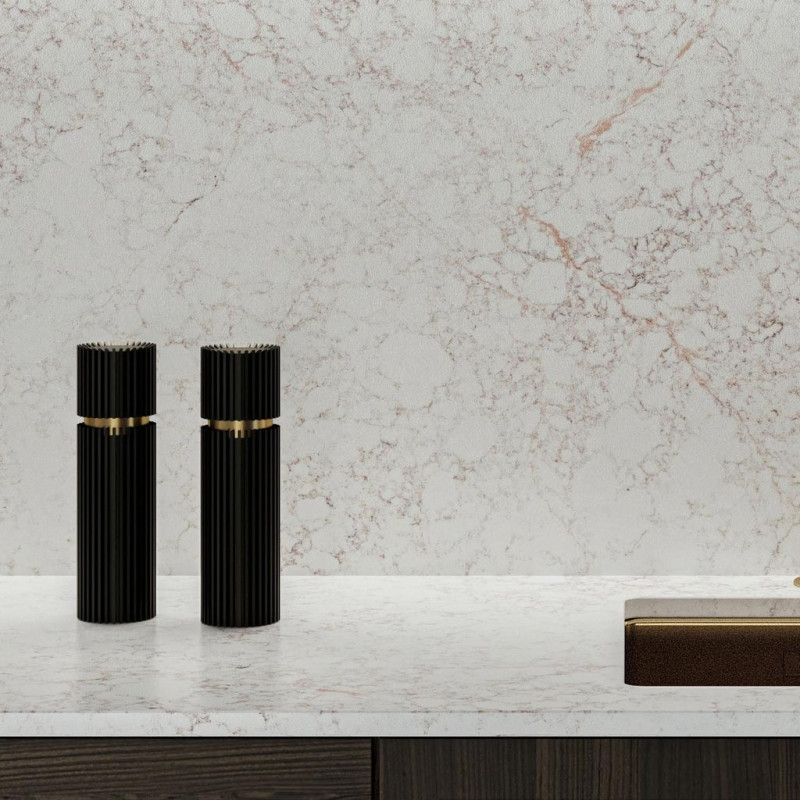 Plan de travail en Quartz Silestone® Riviere Rose
